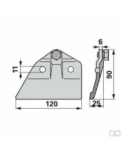 Prillinger - 00616455 - Knife Holder Instead Of Stoc