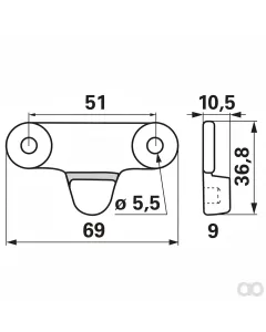 Prillinger - 00616605 - Guide Plate For Bcs 524.5859