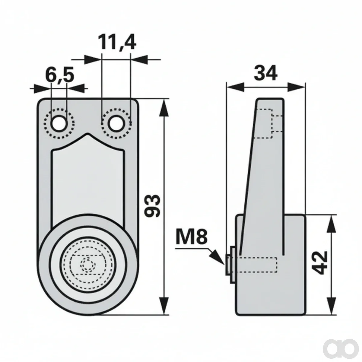Prillinger - 00616615 - Rocking Lever Mounting For Bcs