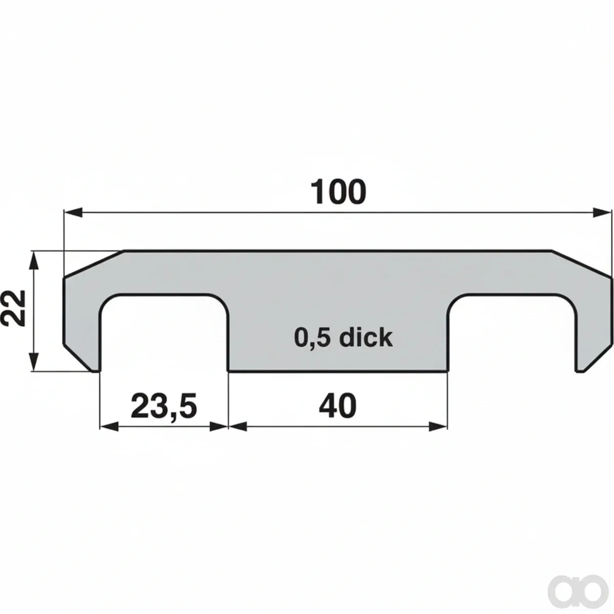 Prillinger - 00617125 - Spacer Plate Instead of Aebi