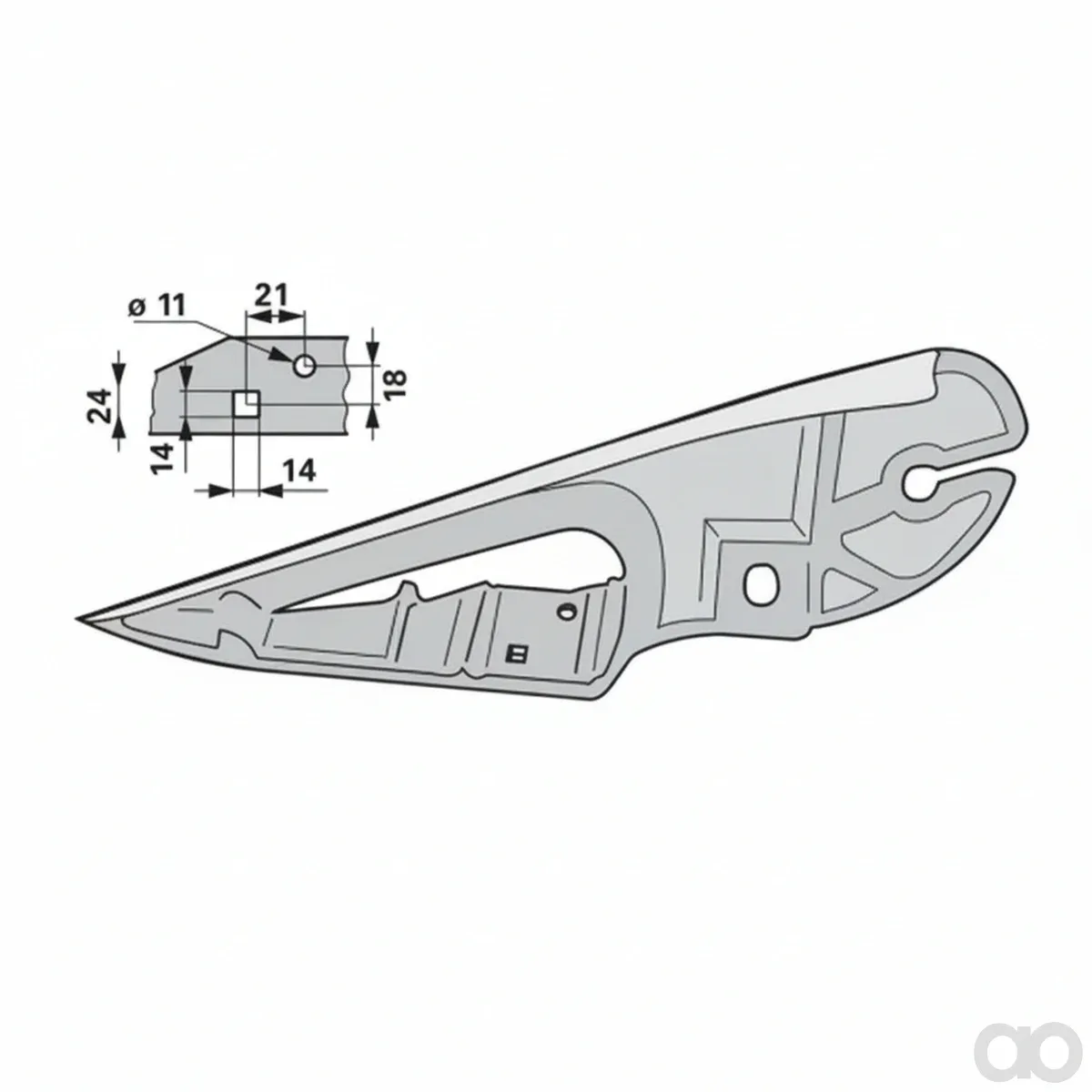 Prillinger - 00621121 - Outer Shoe Left Instead of