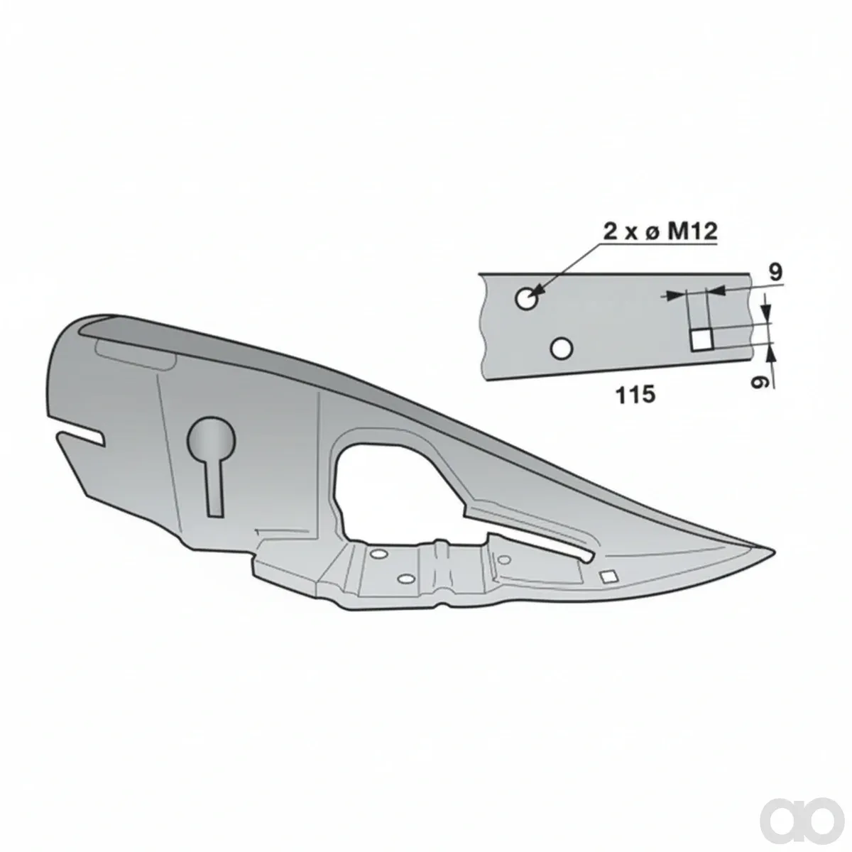 Prillinger - 00621300 - Outer Shoe with Shoe Plate Ins