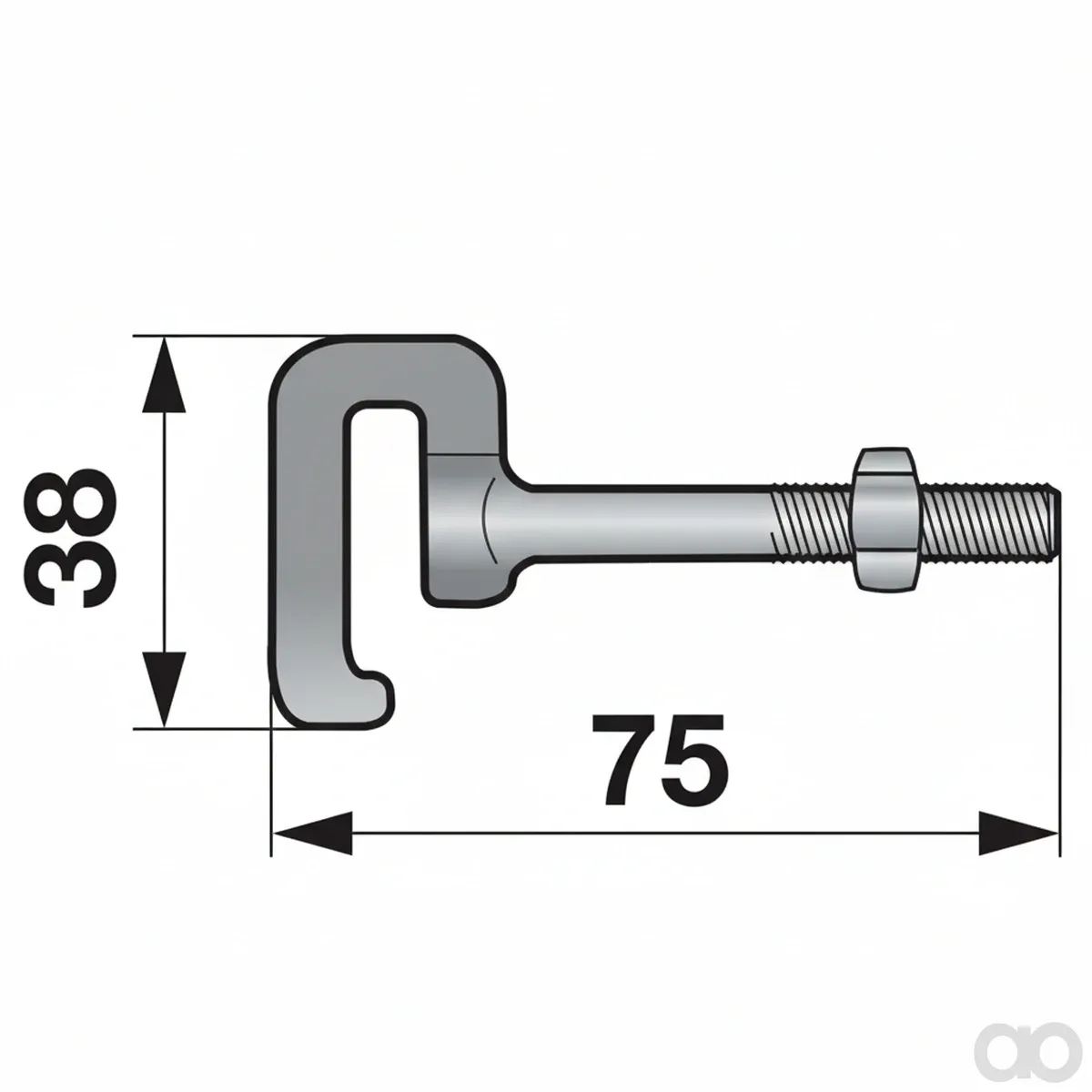Prillinger - 00623456 - Hook Screw Instead of Sto