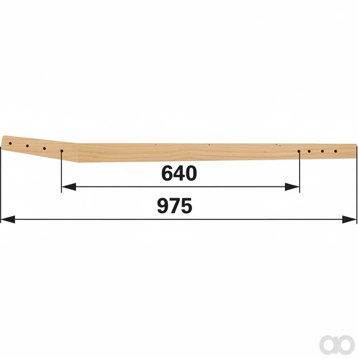 Prillinger - 00625304 - Driving Rod Wood Instead of