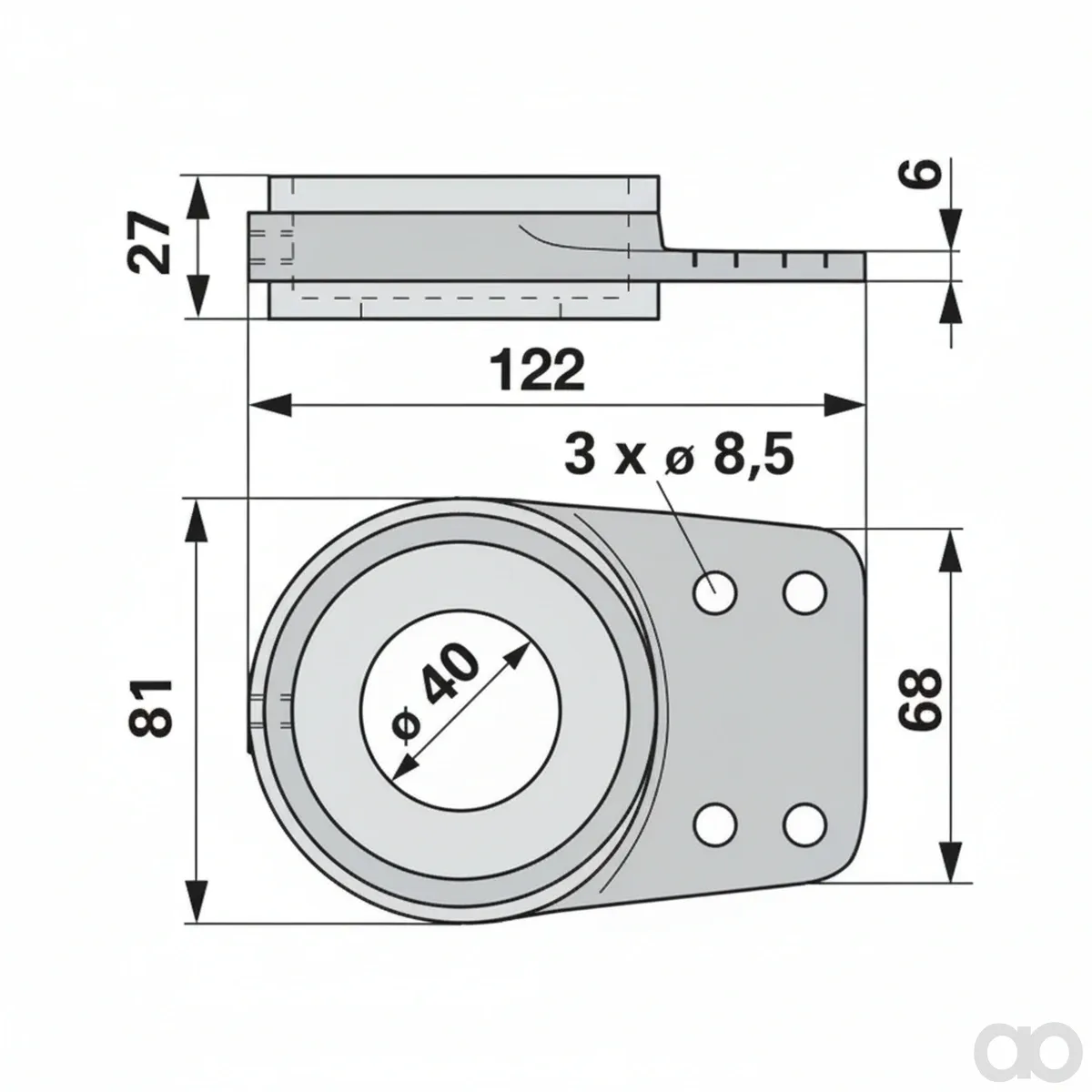 Prillinger - 00626231 - Bearing Shell Instead of Nussm