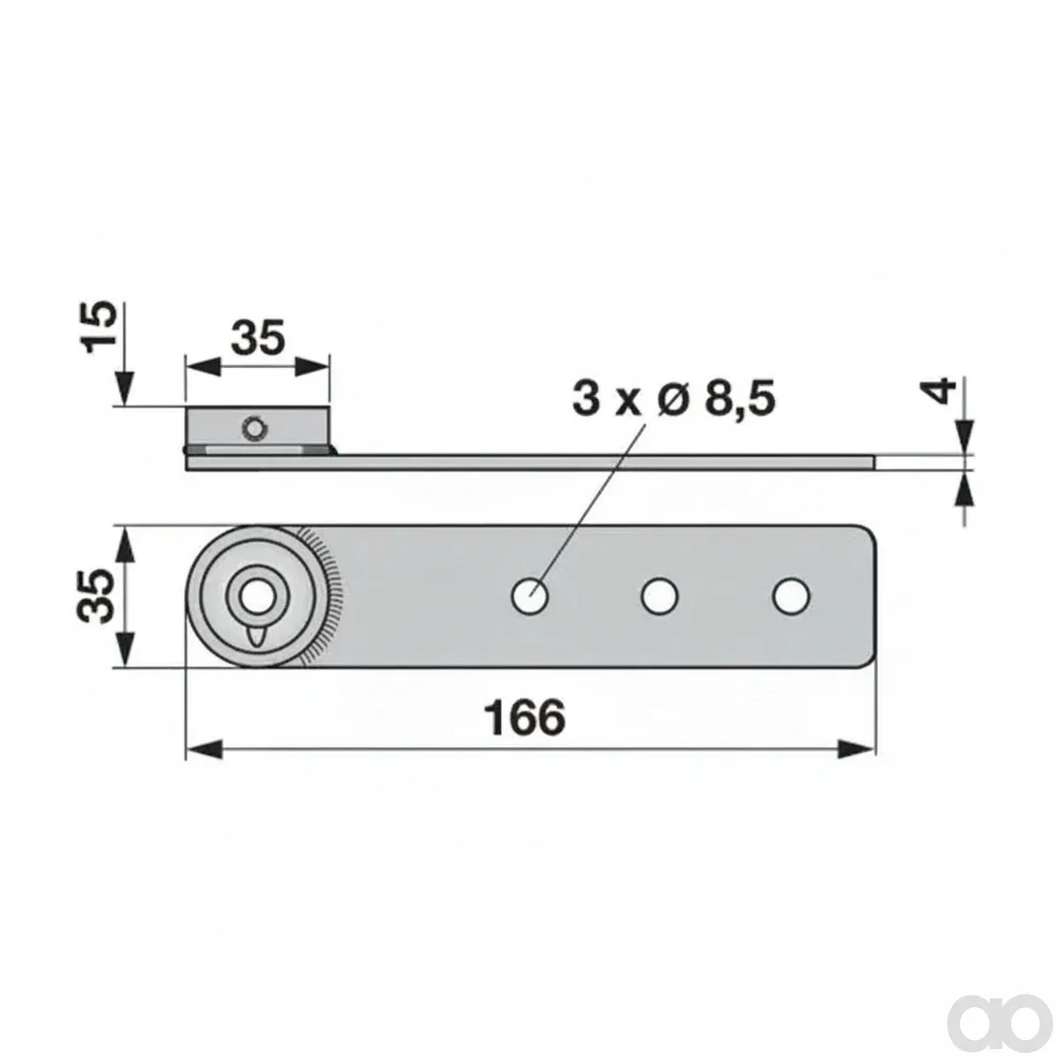 Prillinger - 00626233 - Push Rod Holder Bottom Ins