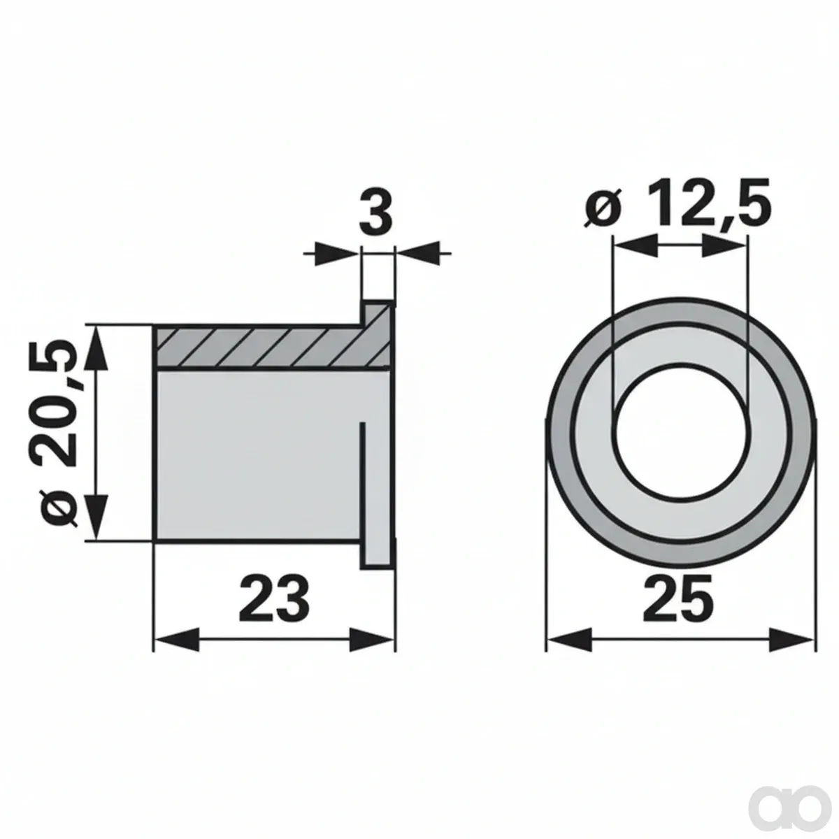Prillinger - 00629047 - Plastic Bushing Instead of