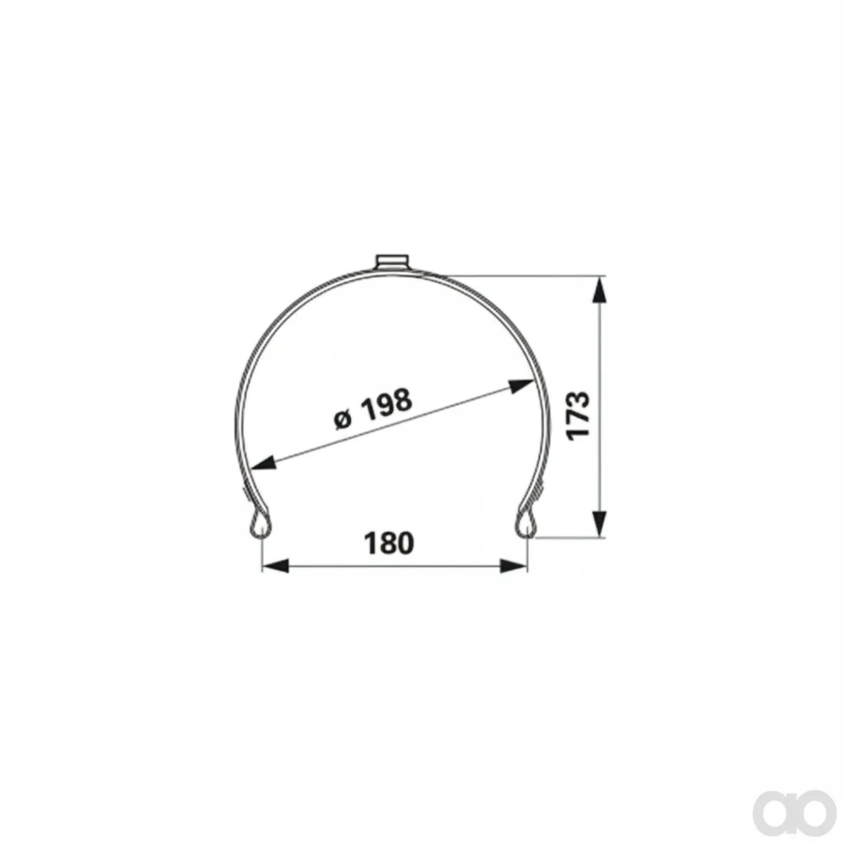 Prillinger - 00629543 - Brake Band Instead Of Nut Mill