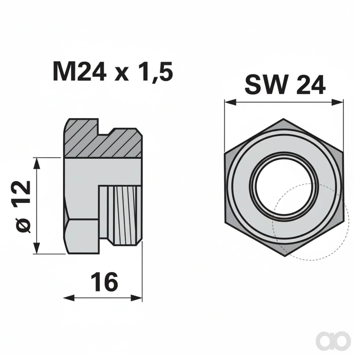 Prillinger - 00630105 - Screw Bushing Instead Of Agr
