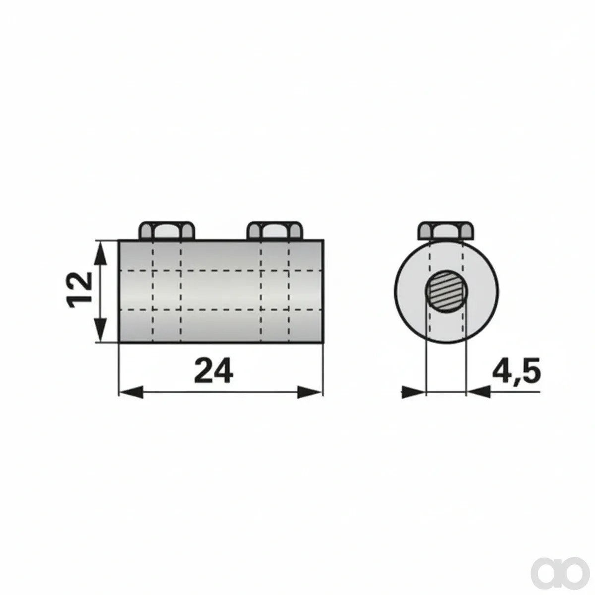 Prillinger - 00647604 - Clamp Nipple Instead Of Aebi