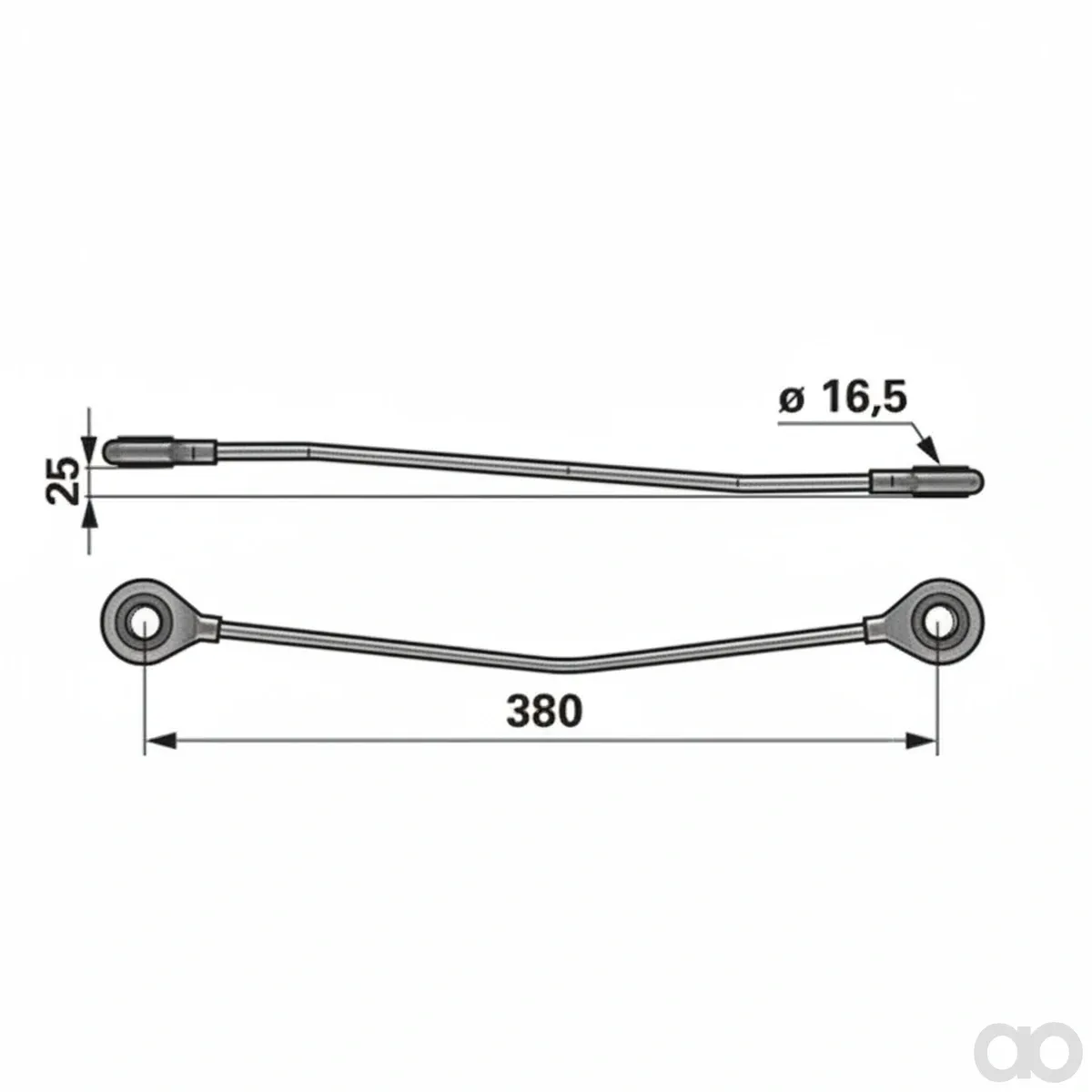 Prillinger - 00647707 - Front Steering Rod Front, Instead Of