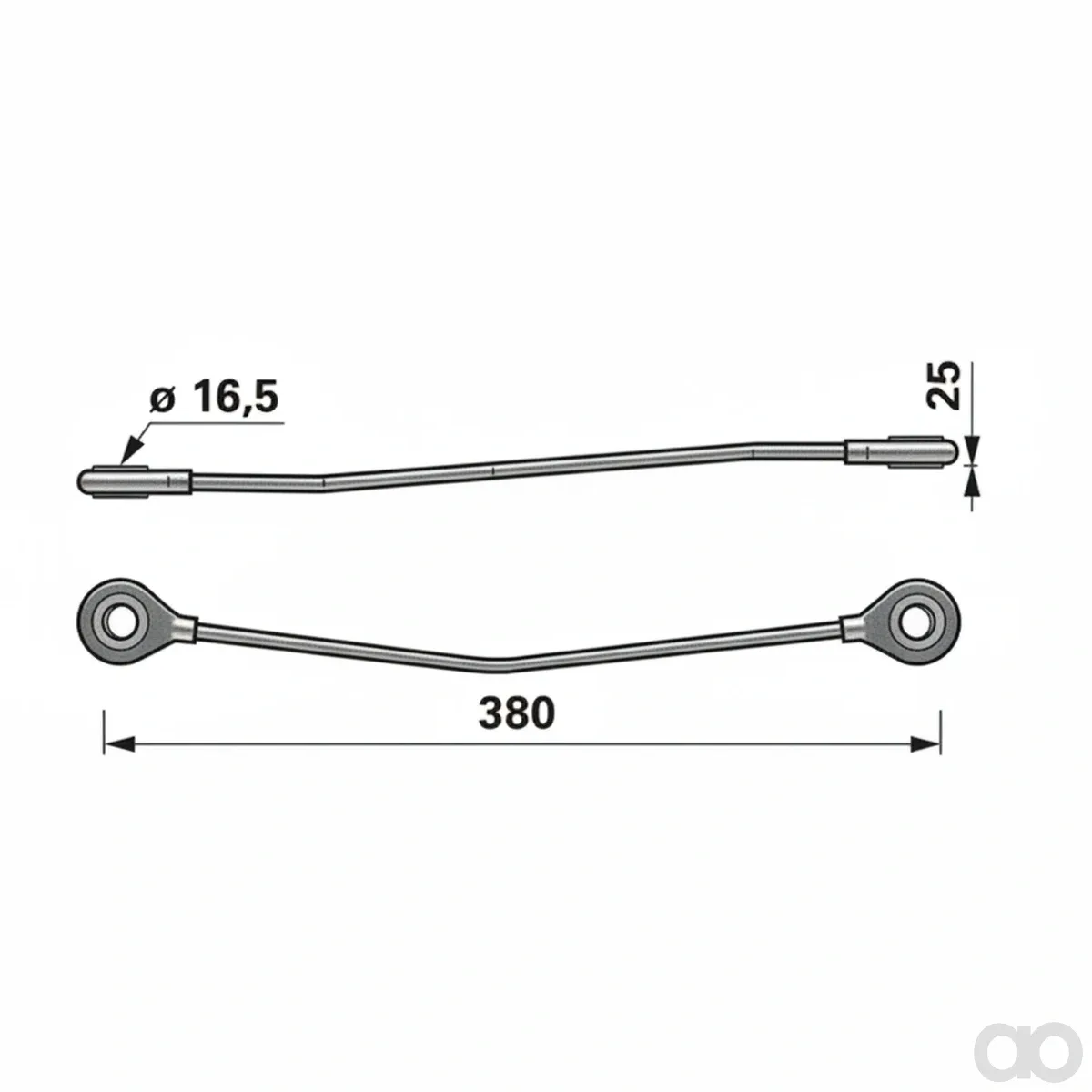 Prillinger - 00647708 - Rear Steering Rod Rear, Instead Of