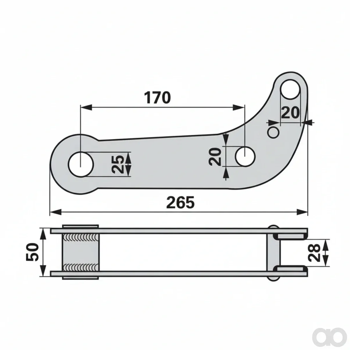 Prillinger - 00648223 - Swing Arm Instead of Gaspardo