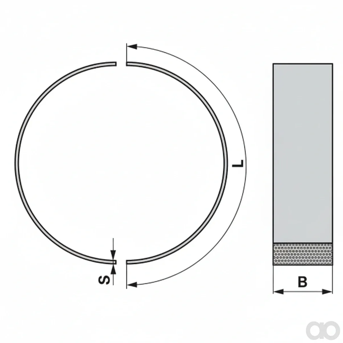 Prillinger - 00670518 - Sieve Segments 505x80x3 Hole 4 mm