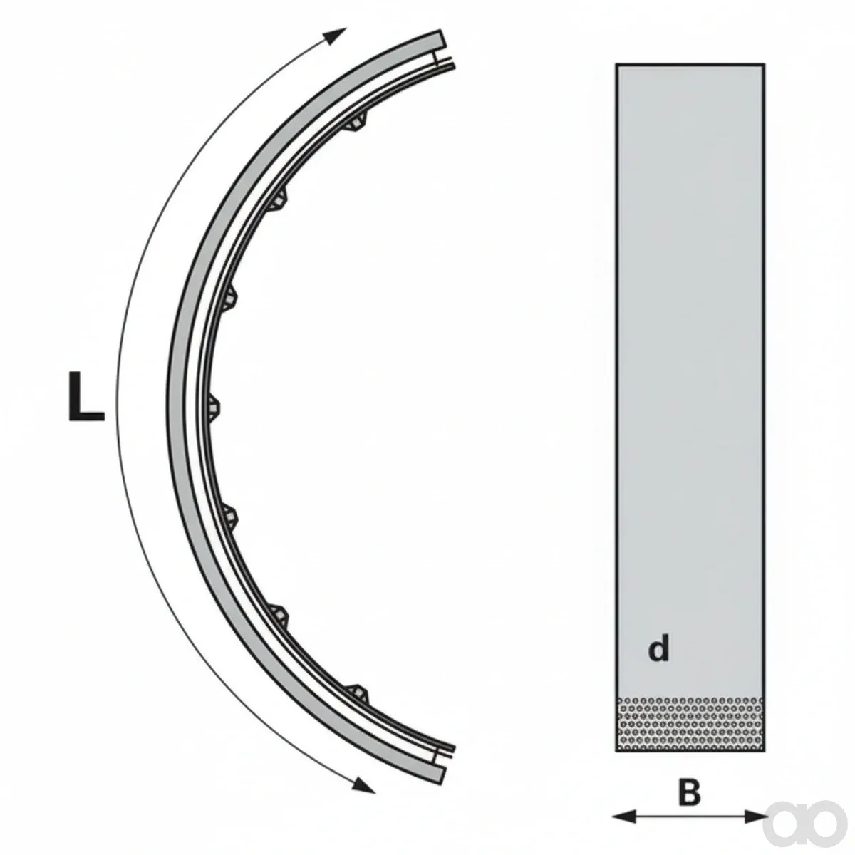 Prillinger - 00670538 - Grinding Bridge 7 Bars 4 mm for Ley
