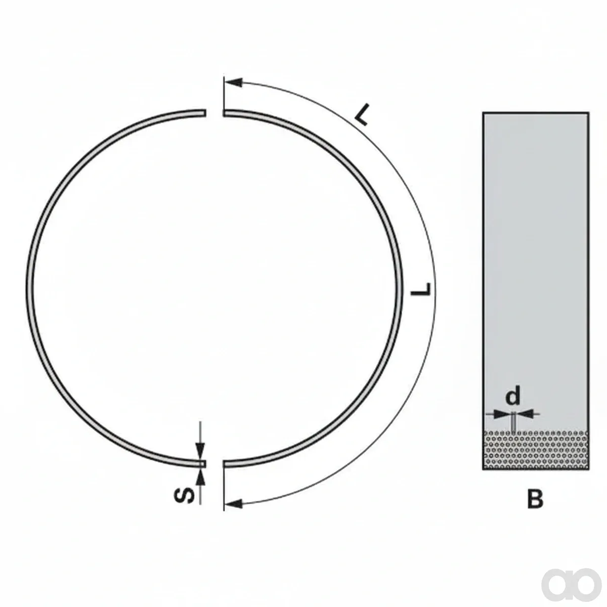 Prillinger - 00670658 - Sieve Segments 790x75x3 Hole 4 mm