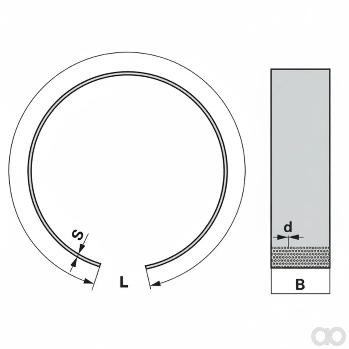 Prillinger - 00670868 - Open Round Sieve 1600x95x3 Hole