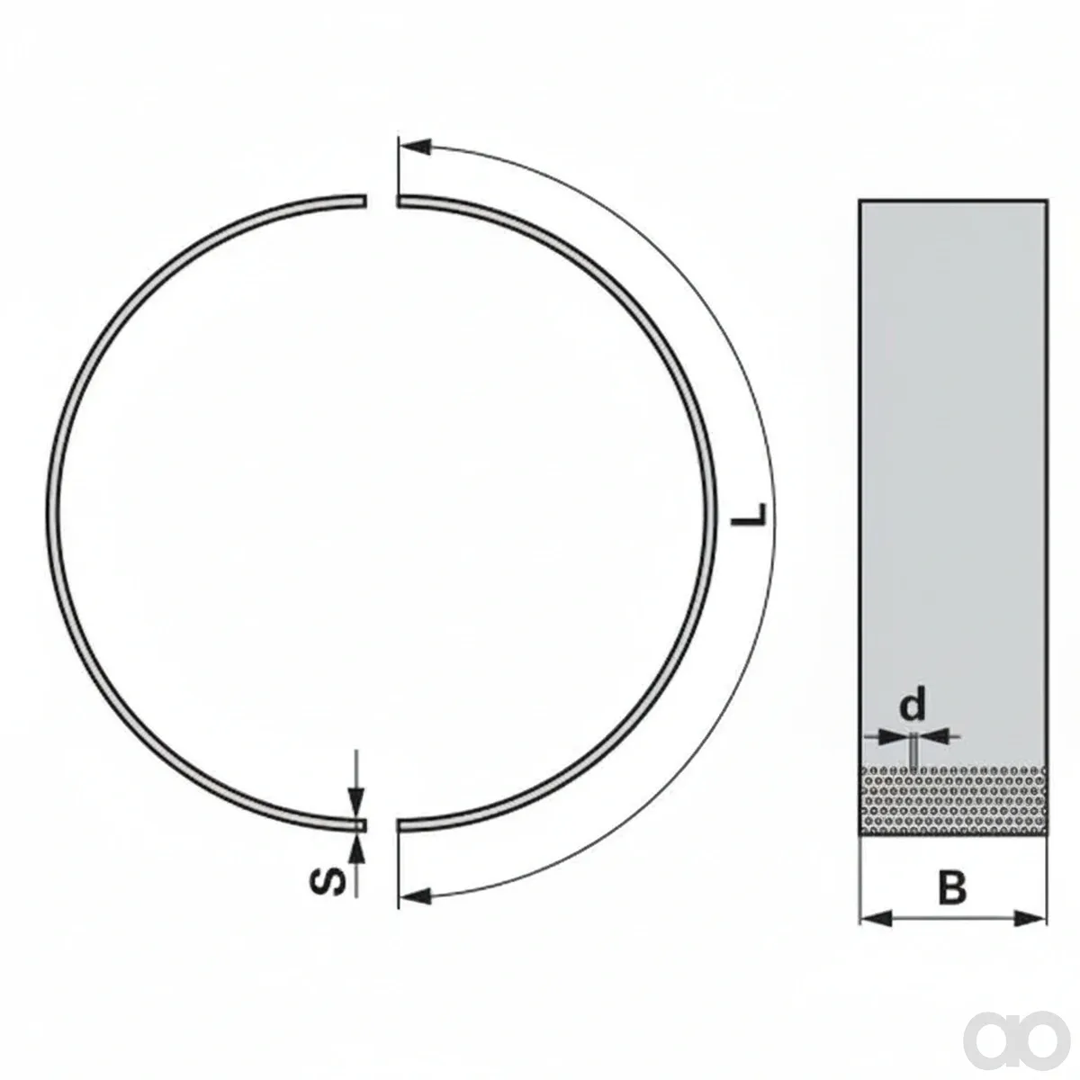 Prillinger - 00670933 - Sieve Segments 779x80x3 Hole 4 mm