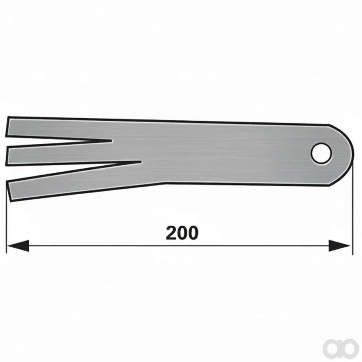 Prillinger - 00690102 - Beater 200x35x13 mm