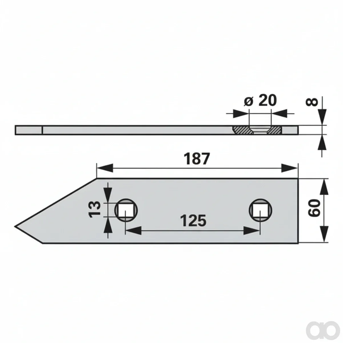 Prillinger - 00690164 - Attachment Right for Universal Plow