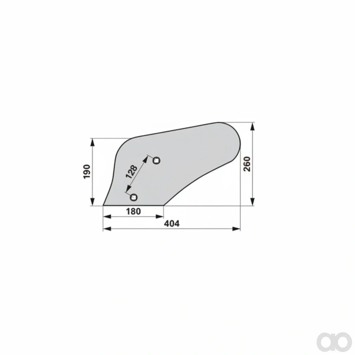 Prillinger - 00690167 - Moldboard Left for Universal Plow