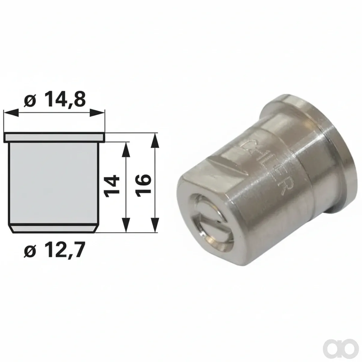 Prillinger - 00750513 - Flat Spray Nozzle 06 Fl