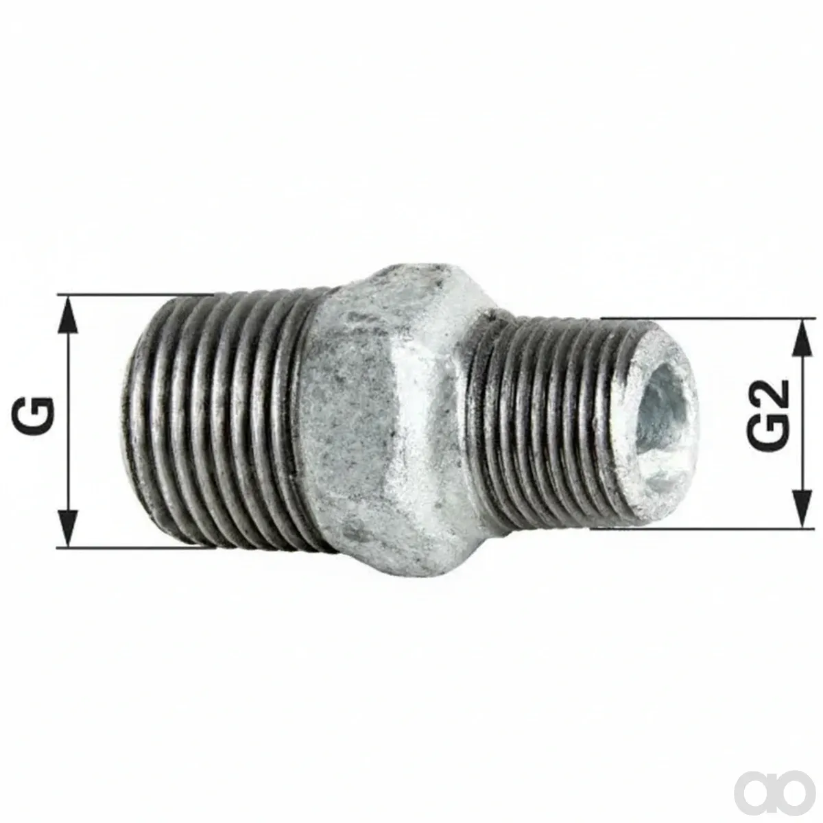 Prillinger - 00751100 - Reducer Nipple No.245 6/4 X 1
