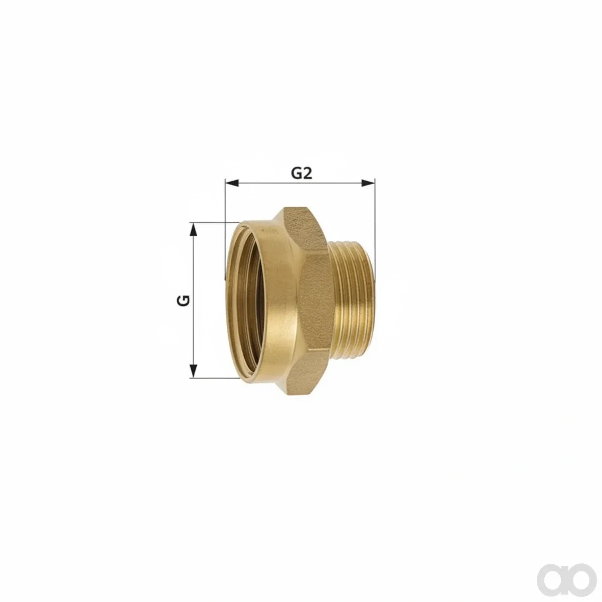 Prillinger - 00752052 - Reducing Nipple Ig 1X Ag 3/4