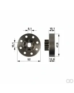 Prillinger - 00760173 - Sprocket Longlife T. 1/4
