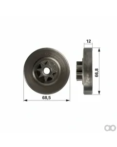 Prillinger - 00760175 - Sprocket Longlife T. 1/4
