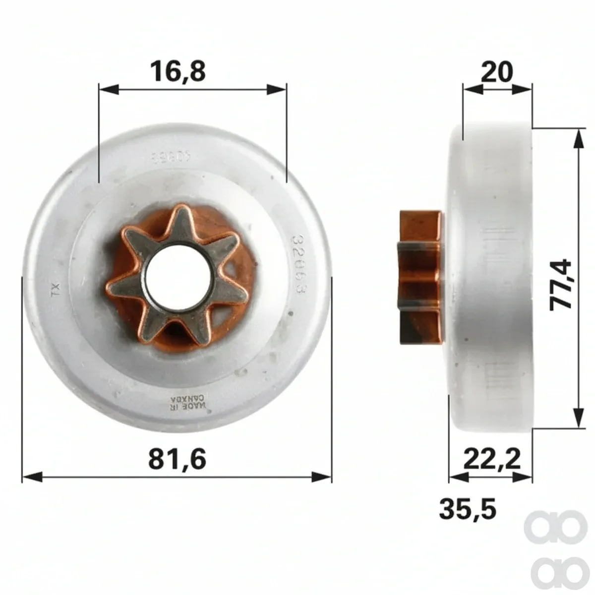 Prillinger - 00763170 - Sprocket Instead Of Ore