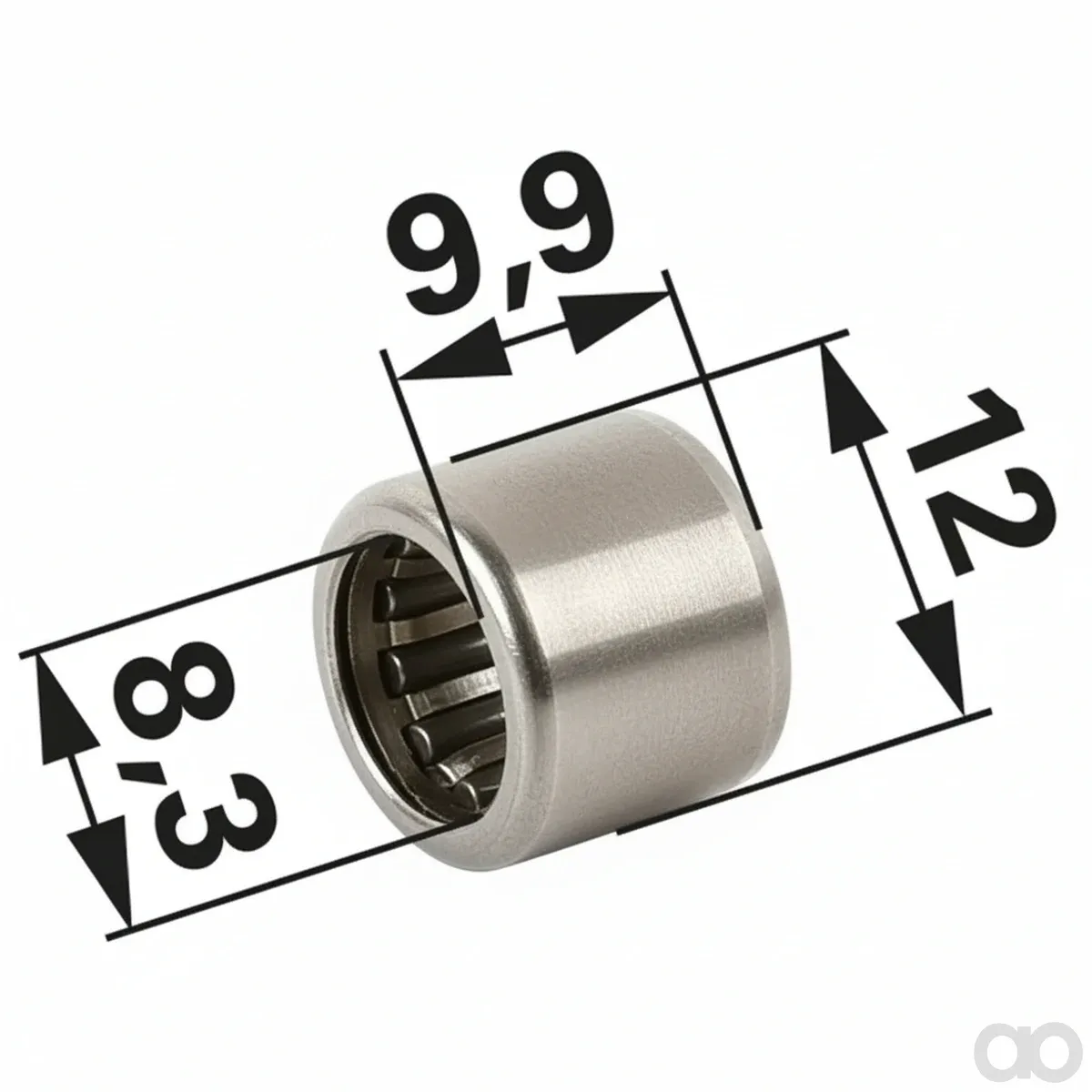 Prillinger - 00764362 - Needle Bearing OD: 12mm ID: 8.3mm L:
