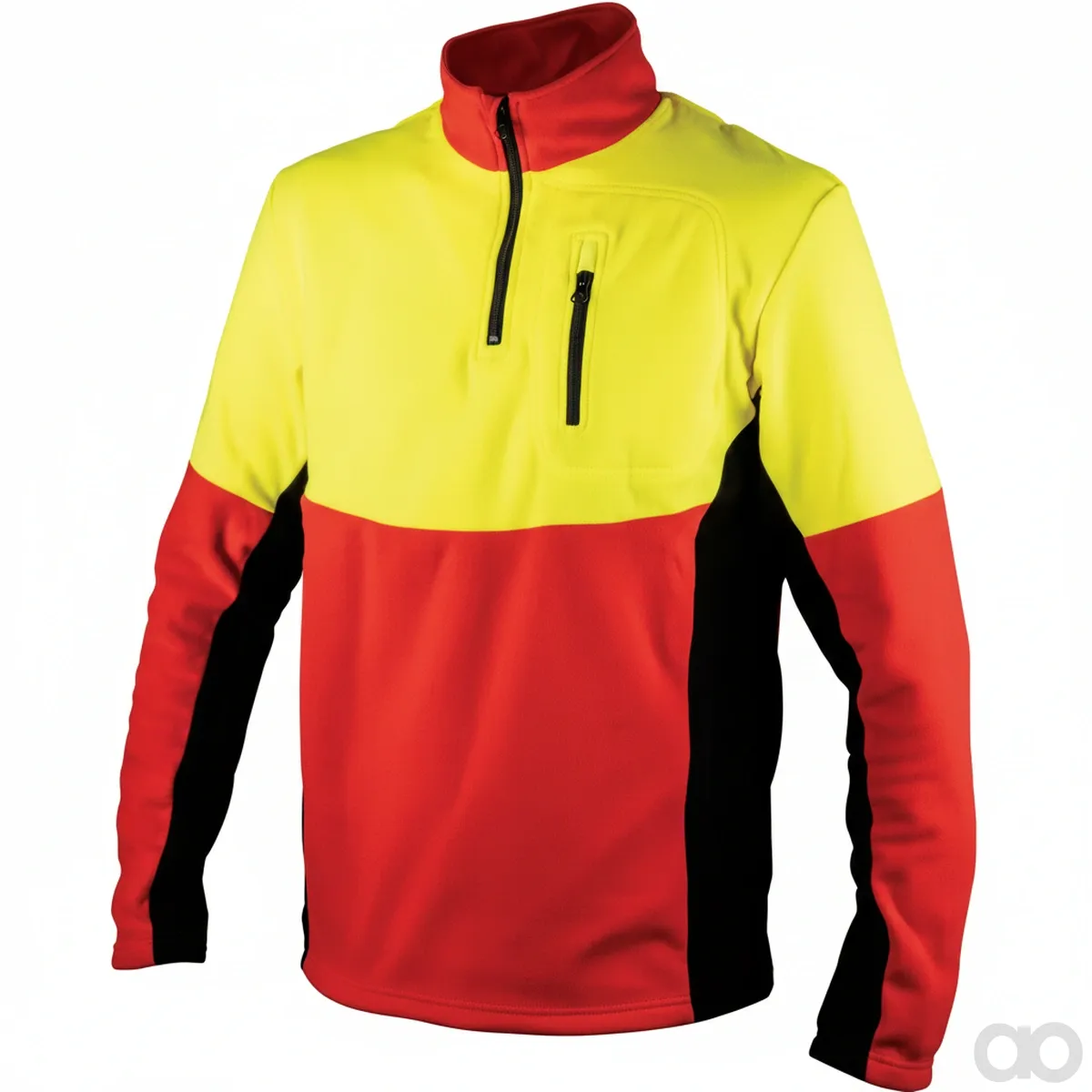 Prillinger - 00772722 - ISO Shirt Red-Yellow Size: M