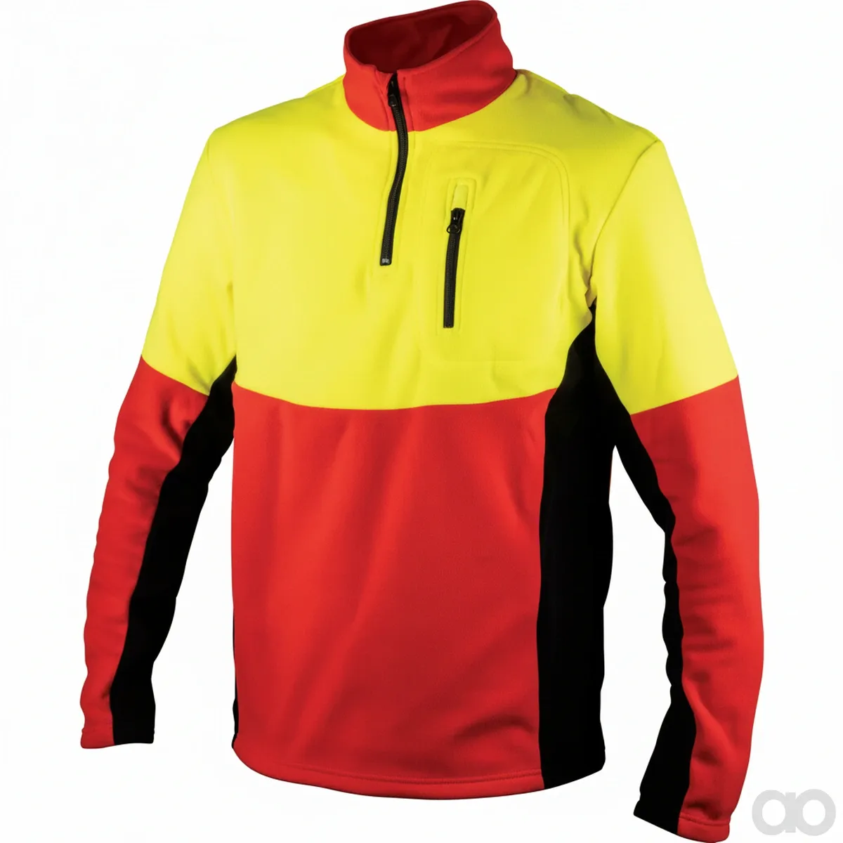 Prillinger - 00772725 - ISO Shirt Red-Yellow Size: XXL