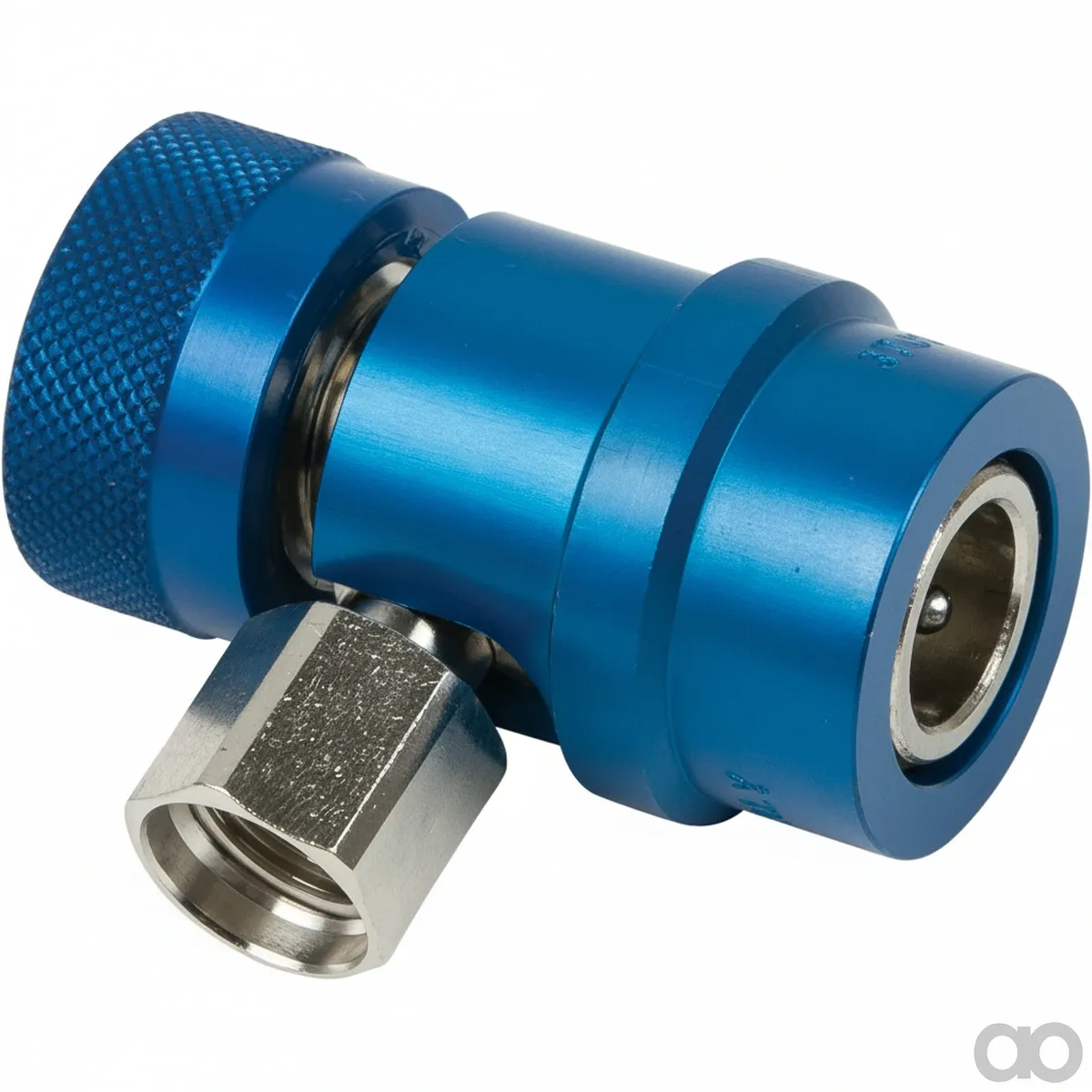 Prillinger - 00818949 - Quick Coupling AC R134A Blue