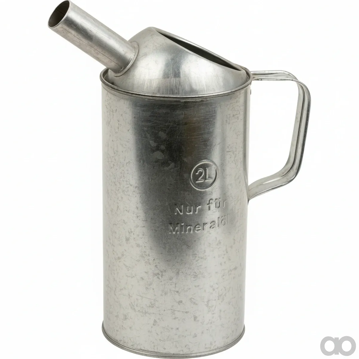 Prillinger - 00870341 - Oil Measuring Can Wmk 2000 Ml, White Metal