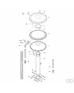 Rabe - 90014605 - Distributor Head Base