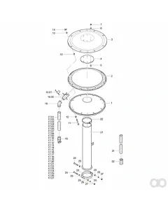 Rabe - 90019701 - Distributor Head Cover Assy.