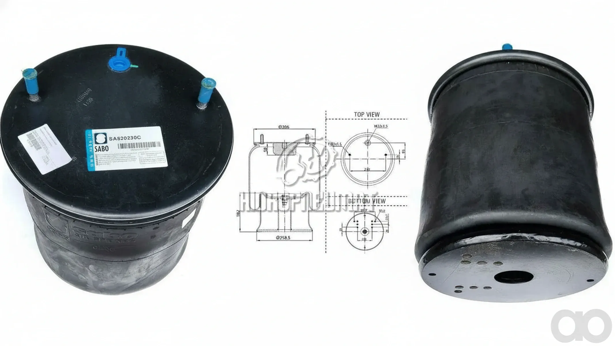 Sabo - SA520230C - Air Spring Schmitz
