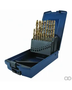 SW Stahl - 80519L - Twist Drill Set 19 Pieces, Ground