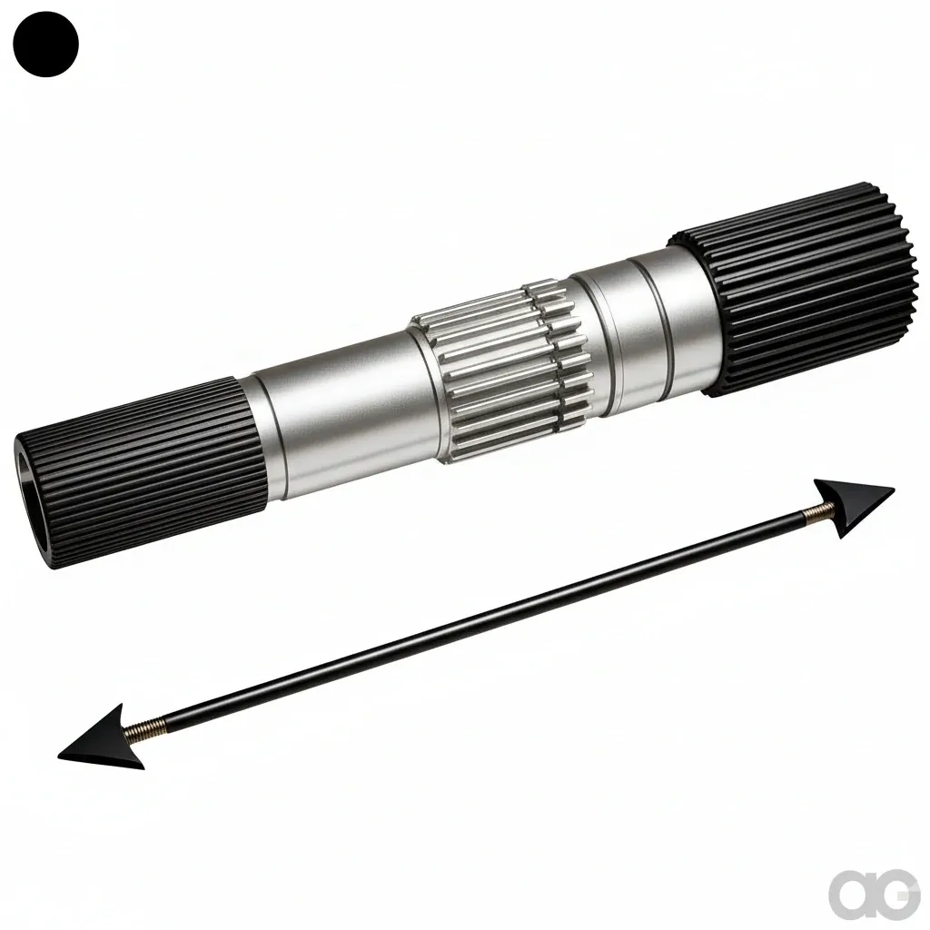 Unbranded - 522400020 - Pinion Axle