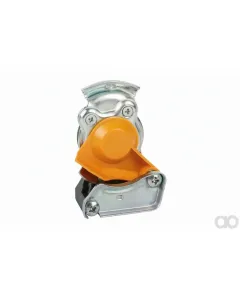 Wabco - 4522002220 - Yellow Coupling Head with Valve M16x1.5 Dual Circuit