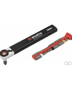 Würth - 09651123 - SOCKET WRENCH SET 1/4 23PCS ZEBRA