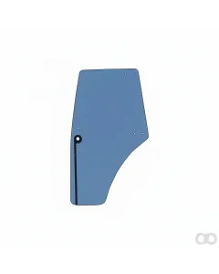 Zetor - 53369088 - Door Window 'L' (Clear Glass)